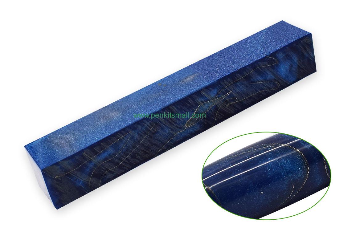 RZ-PRN018-BL018 Pearl Resin pen blank