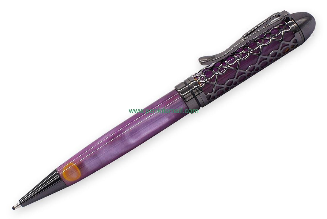 RZ-BP75#-GMGun Metal European filigree pen kits