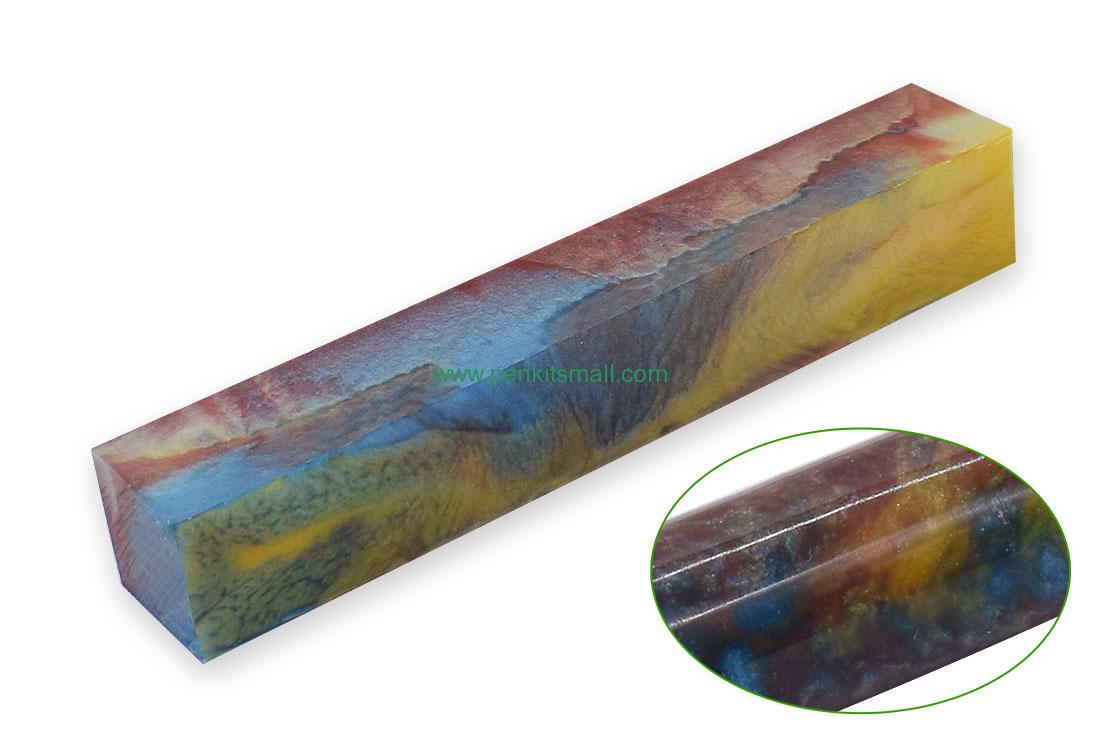 RZ-PRN024-BL024 Pearl Resin pen blank
