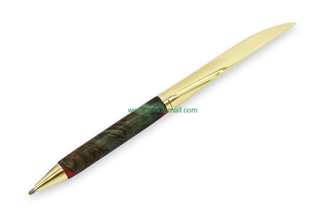 RZ-BP392#-GGold letter opener pen kits