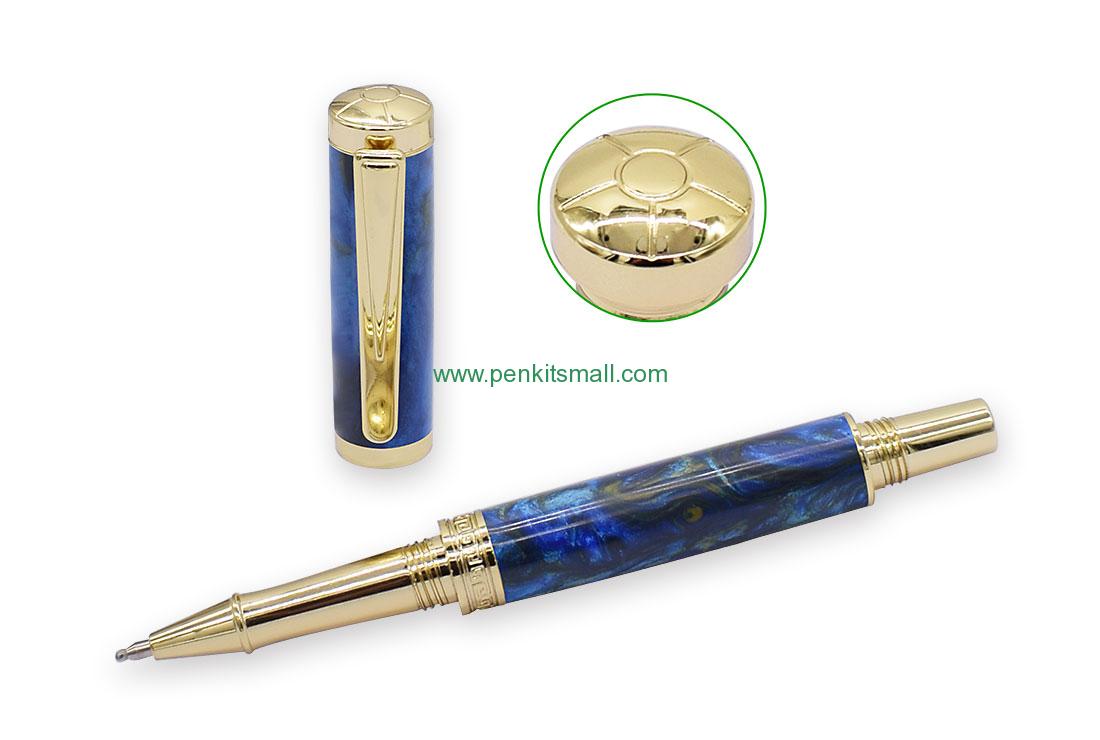 RZ-RP864#-GGold Embossed Classic Rollerball Pen Kits